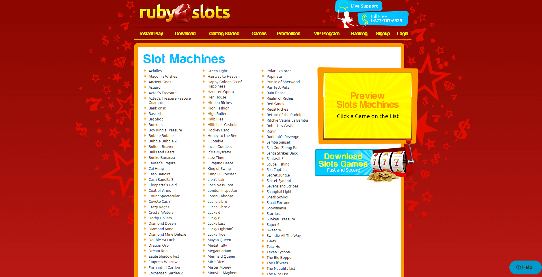 Ruby slots free chip
